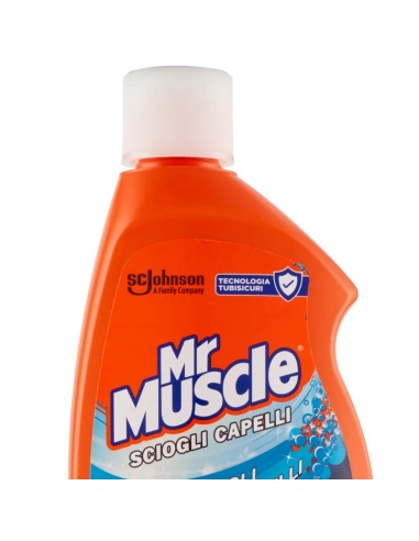 mr muscle sciogli capelli gel 500ml - libera gli scarichi da capelli e peli: tuttocasashop.live: pulizia e cura della casa