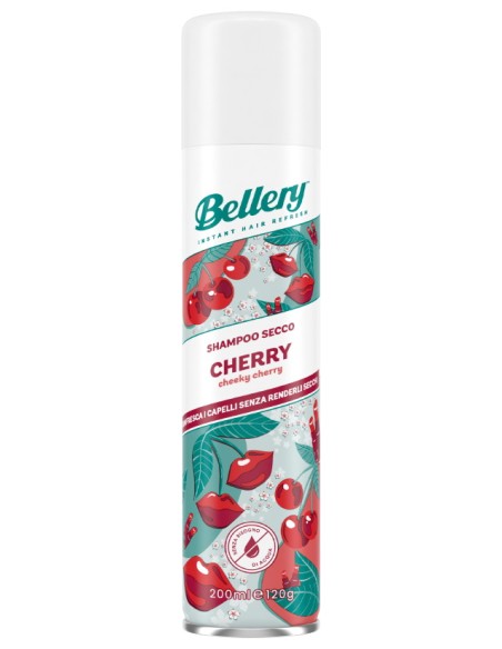 bellery shampoo secco spray 200ml - cherry - cheeky cherry: tuttocasashop.live: igiene e cura della persona