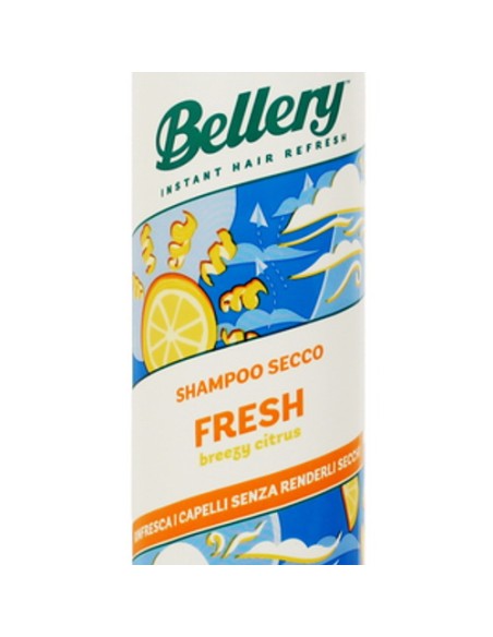 bellery shampoo secco spray 200ml - fresh - breezy citrus: tuttocasashop.live: igiene e cura della persona