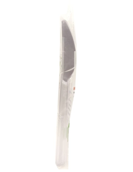 vip 30 coltelli riutilizzabili in plastica 17cm - trasparenti - ecocrystal: tuttocasashop.live: carta & monouso