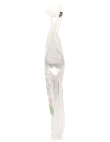 vip 30 cucchiaini riutilizzabili in plastica 12cm - trasparenti - ecocrystal: tuttocasashop.live: carta & monouso