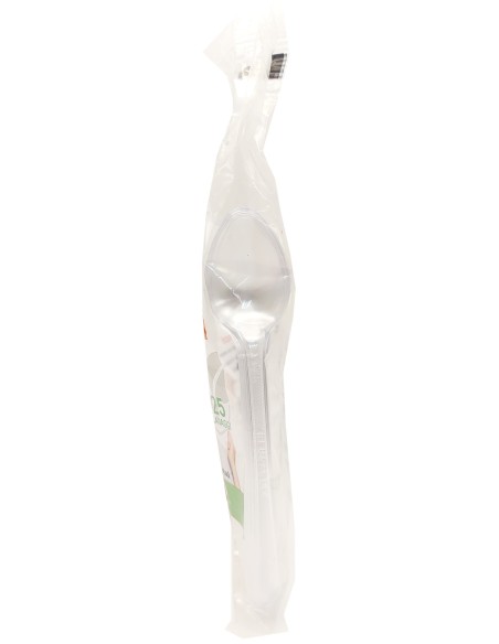 vip 30 cucchiaini riutilizzabili in plastica 12cm - trasparenti - ecocrystal: tuttocasashop.live: carta & monouso