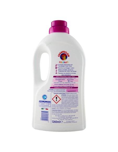 chanteclair detersivo lavatrice - 28 lavaggi 1260ml - colorati: tuttocasashop.live: prodotti per bucato e tessuti