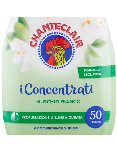 chanteclair ammorbidente concentrato - 50 lavaggi 1 litro - muschio bianco: tuttocasashop.live: prodotti per bucato e tessuti