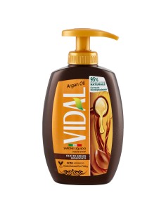 vidal sapone liquido - 300ml - olio di argan biologico: tuttocasashop.live: igiene e cura della persona