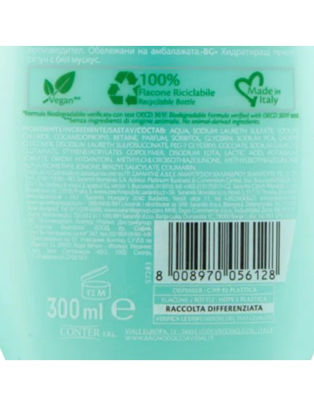 vidal sapone liquido - 300ml - muschio bianco: tuttocasashop.live: igiene e cura della persona