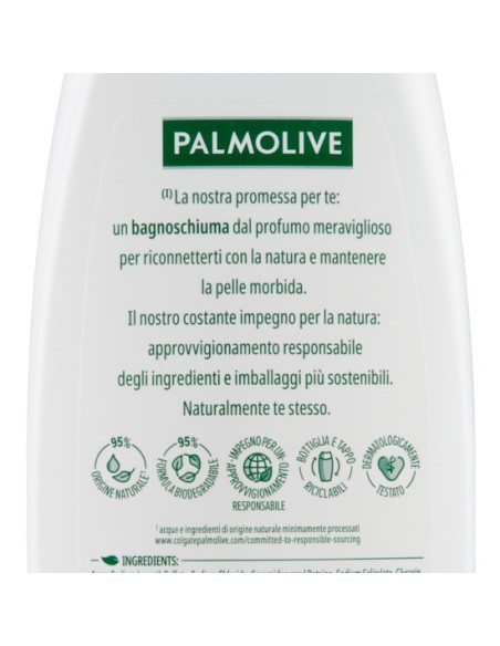 palmolive naturals bagnoschiuma 350ml - oliva verde e latte idratante: tuttocasashop.live: igiene e cura della persona