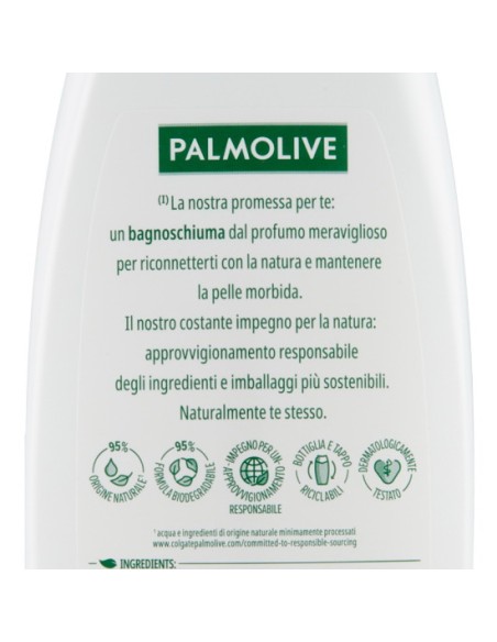 palmolive naturals bagnoschiuma 350ml - fiori di mandorlo e latte idratante: tuttocasashop.live: igiene e cura della persona