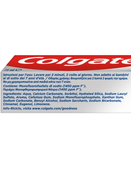 colgate dentifricio 75ml - baking soda - con bicarbonato di sodio: tuttocasashop.live: igiene e cura della persona