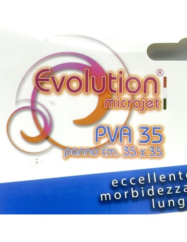 evolution microjet pva35 - panno microfibra in pva - 35x35cm - celeste: tuttocasashop.live: pulizia e cura della casa