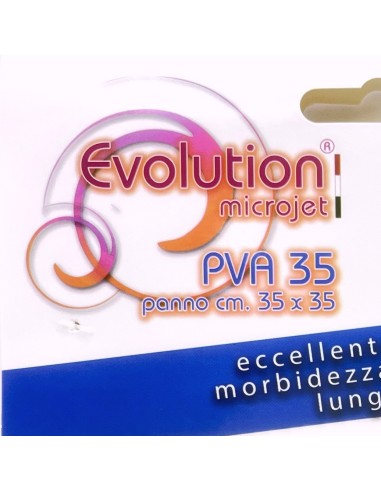 evolution microjet pva35 - panno microfibra in pva - 35x35cm - giallo: tuttocasashop.live: pulizia e cura della casa