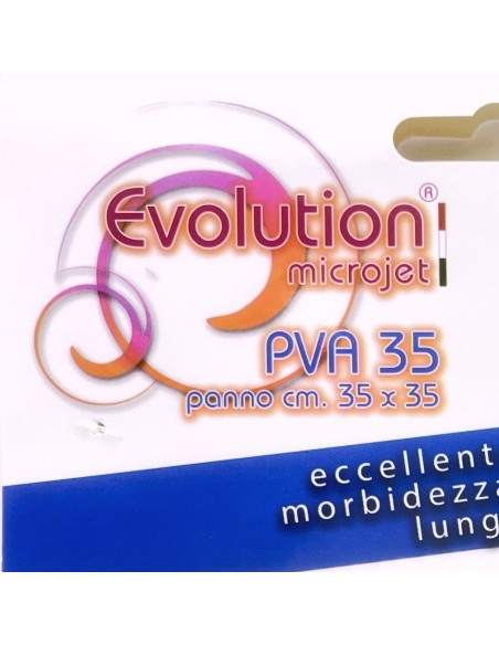 evolution microjet pva35 - panno microfibra in pva - 35x35cm - giallo: tuttocasashop.live: pulizia e cura della casa