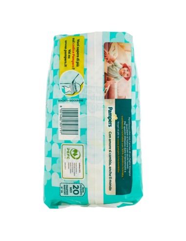 pampers pannolini baby-dry - taglia 3 midi 4-9kg - 20 pezzi: tuttocasashop.live: igiene e cura della persona