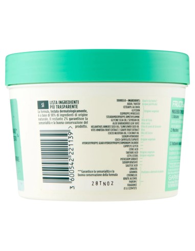 fructis hair food maschera capelli 390ml - aloe vera - idratante: tuttocasashop.live: igiene e cura della persona