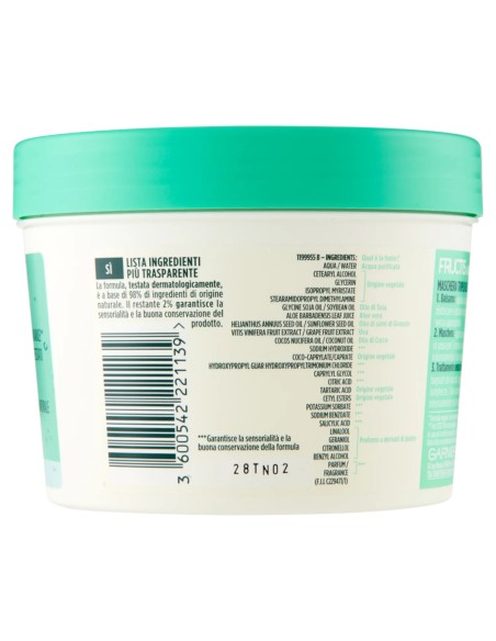 fructis hair food maschera capelli 390ml - aloe vera - idratante: tuttocasashop.live: igiene e cura della persona