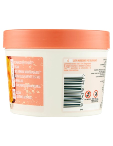 fructis hair food maschera capelli 390ml - ananas - lunghezze luminose: tuttocasashop.live: igiene e cura della persona