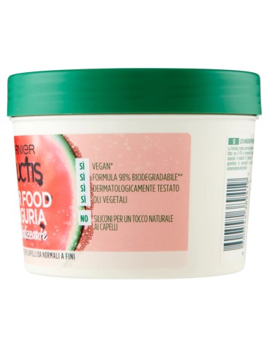 fructis hair food maschera capelli 390ml - anguria - rivitalizzante: tuttocasashop.live: igiene e cura della persona