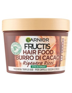 fructis hair food maschera capelli 390ml - burro di cacao - rigenera ricci: tuttocasashop.live: igiene e cura della persona