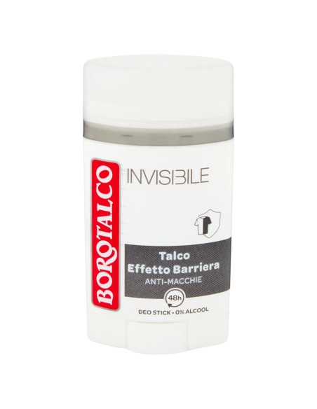 borotalco deodorante stick 40ml - invisibile - talco - anti-macchie: tuttocasashop.live: igiene e cura della persona