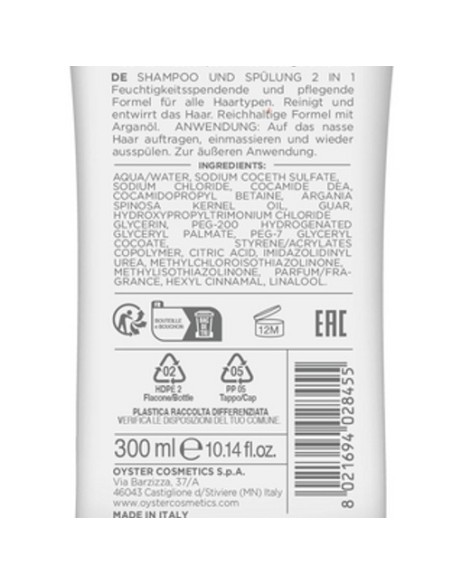 libera e bella shampoo e balsamo 2in1 - 300ml - con olio di argan: tuttocasashop.live: igiene e cura della persona