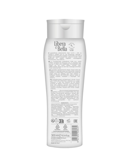 libera e bella shampoo 300ml - idratante - con olio di argan: tuttocasashop.live: igiene e cura della persona