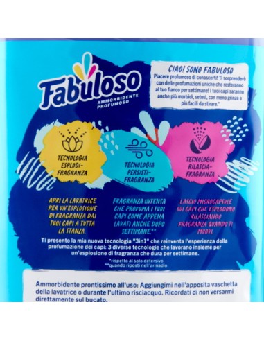 fabuloso ammorbidente per bucato - 56 lavaggi 1250ml - freschezza lavanda: tuttocasashop.live: prodotti per bucato e tessuti