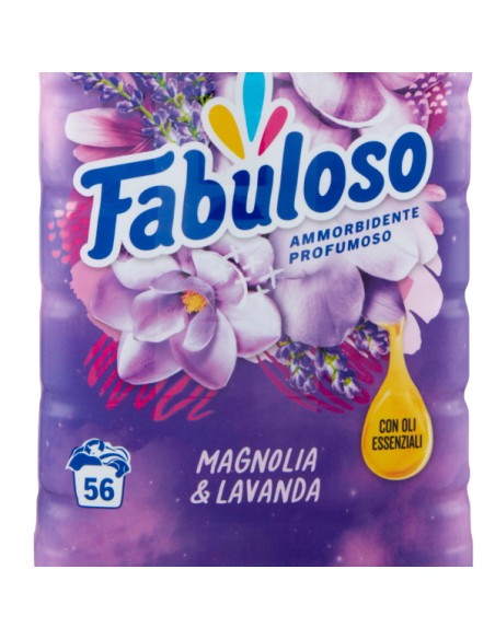 fabuloso ammorbidente per bucato - 56 lavaggi 1250ml - magnolia e lavanda: tuttocasashop.live: prodotti per bucato e tessuti