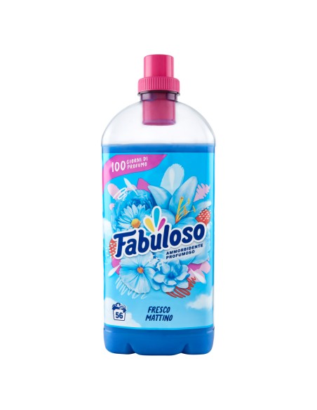 fabuloso ammorbidente per bucato - 56 lavaggi 1250ml - fresco mattino: tuttocasashop.live: prodotti per bucato e tessuti