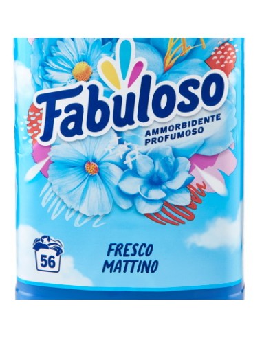 fabuloso ammorbidente per bucato - 56 lavaggi 1250ml - fresco mattino: tuttocasashop.live: prodotti per bucato e tessuti