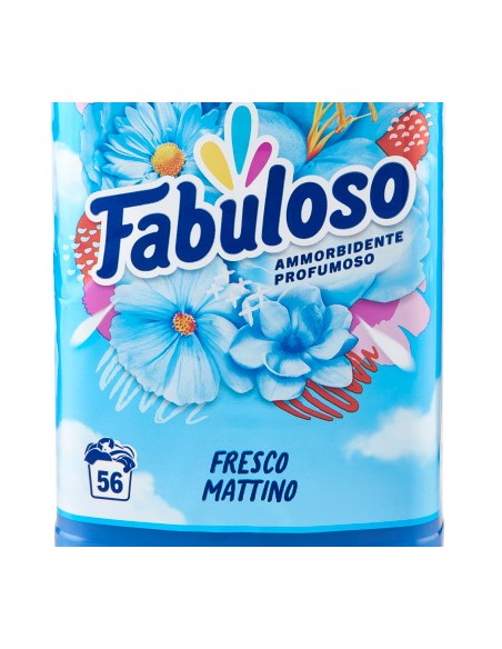 fabuloso ammorbidente per bucato - 56 lavaggi 1250ml - fresco mattino: tuttocasashop.live: prodotti per bucato e tessuti