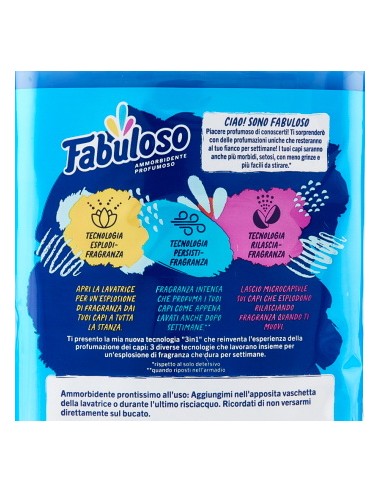 fabuloso ammorbidente per bucato - 56 lavaggi 1250ml - fresco mattino: tuttocasashop.live: prodotti per bucato e tessuti