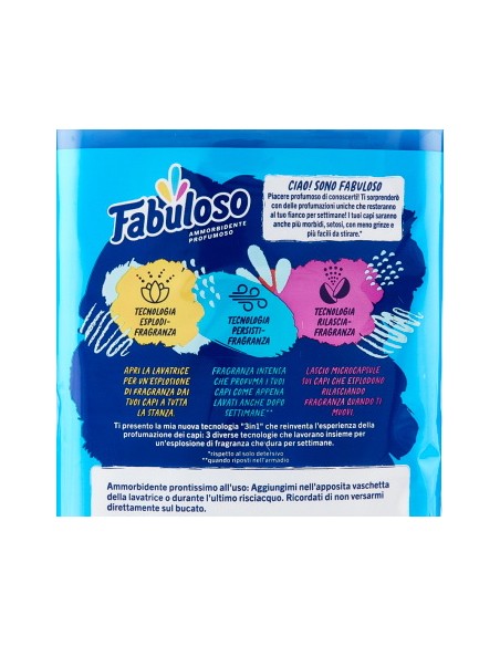 fabuloso ammorbidente per bucato - 56 lavaggi 1250ml - fresco mattino: tuttocasashop.live: prodotti per bucato e tessuti