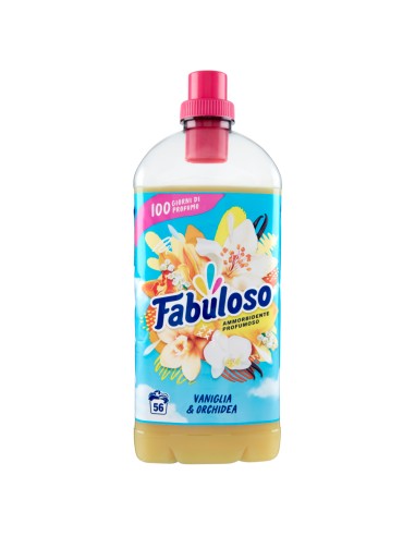 fabuloso ammorbidente per bucato - 56 lavaggi 1250ml - vaniglia e orchidea: tuttocasashop.live: prodotti per bucato e tessuti