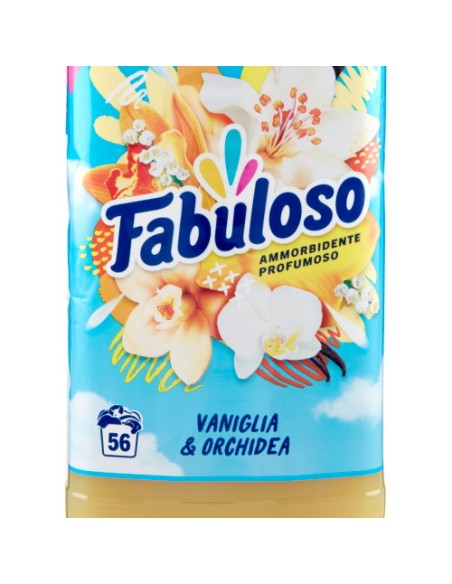 fabuloso ammorbidente per bucato - 56 lavaggi 1250ml - vaniglia e orchidea: tuttocasashop.live: prodotti per bucato e tessuti