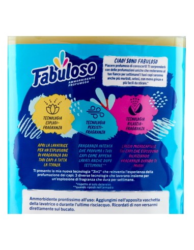 fabuloso ammorbidente per bucato - 56 lavaggi 1250ml - vaniglia e orchidea: tuttocasashop.live: prodotti per bucato e tessuti