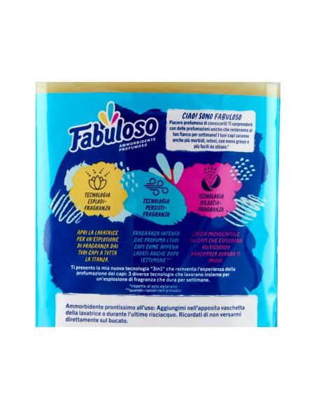 fabuloso ammorbidente per bucato - 56 lavaggi 1250ml - vaniglia e orchidea: tuttocasashop.live: prodotti per bucato e tessuti