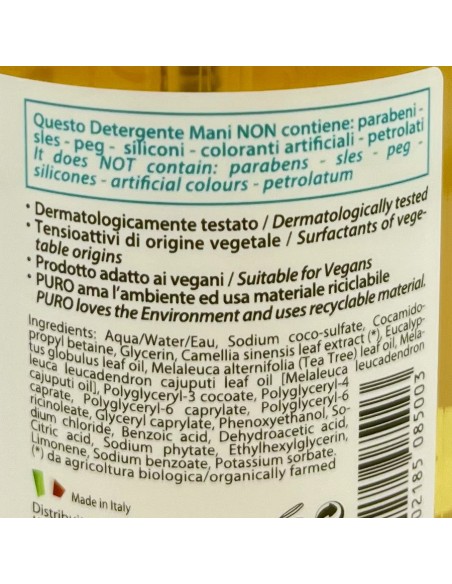 forhans sapone liquido 300ml - con te' verde bio e tea tree - purificante: tuttocasashop.live: igiene e cura della persona