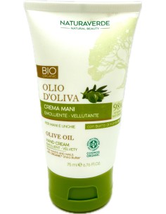 naturaverde bio crema mani - 75ml - olio d'oliva - emolliente vellutante: tuttocasashop.live: igiene e cura della persona
