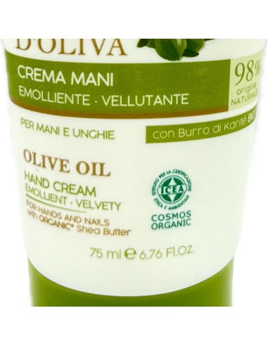naturaverde bio crema mani - 75ml - olio d'oliva - emolliente vellutante: tuttocasashop.live: igiene e cura della persona
