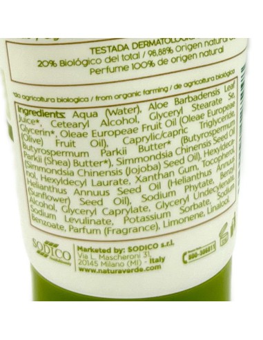 naturaverde bio crema mani - 75ml - olio d'oliva - emolliente vellutante: tuttocasashop.live: igiene e cura della persona