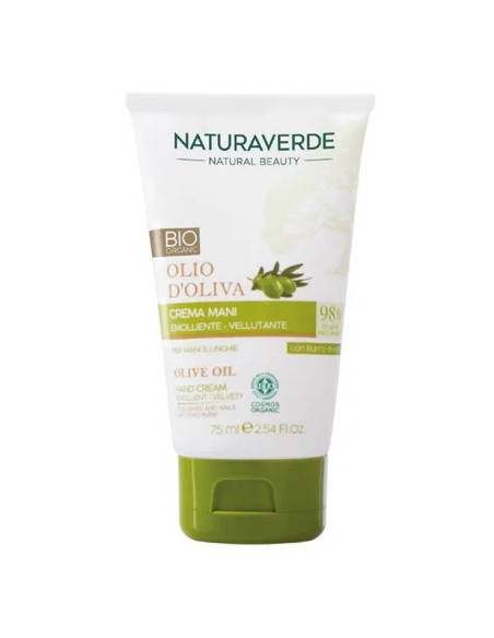 naturaverde bio crema mani - 75ml - olio d'oliva - emolliente vellutante: tuttocasashop.live: igiene e cura della persona
