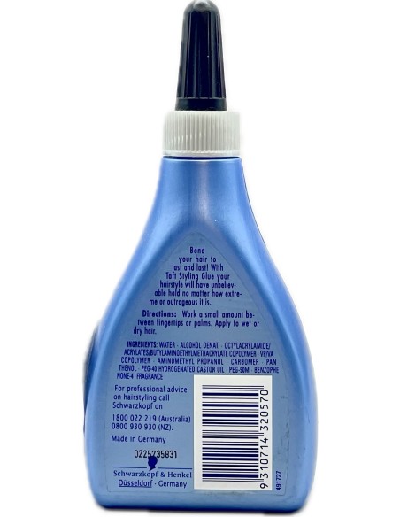 taft gel styling glue extra hold - 110ml - extra forte - pettinature estreme: tuttocasashop.live: igiene e cura della persona