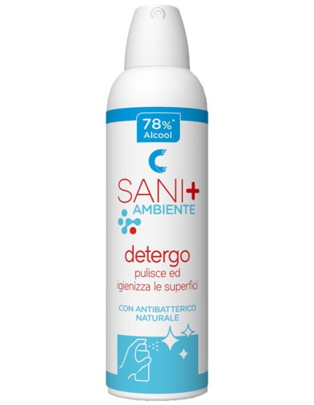 sani+ detergo - 250ml - pulisce ed igienizza le superfici - antibatterico: tuttocasashop.live: pulizia e cura della casa