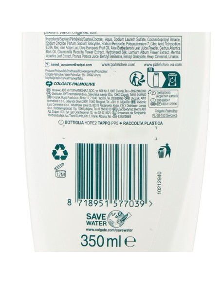 palmolive shampoo 350ml - morbidezza e lucentezza - capelli medi e lunghi: tuttocasashop.live: igiene e cura della persona