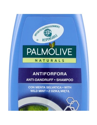 palmolive shampoo 350ml - antiforfora uso frequente - con menta selvatica: tuttocasashop.live: igiene e cura della persona