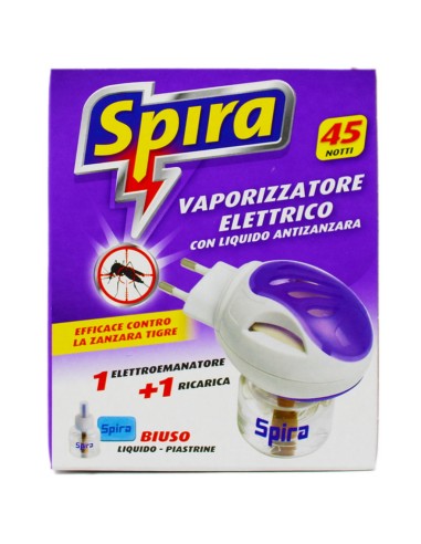 spira elettroemanatore antizanzare liquido - 45 notti - biuso: tuttocasashop.live: pulizia e cura della casa