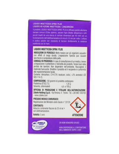 spira elettroemanatore antizanzare liquido - 45 notti - biuso: tuttocasashop.live: pulizia e cura della casa