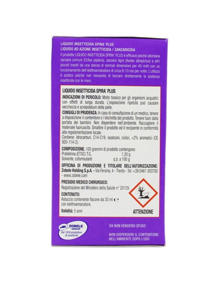 spira elettroemanatore antizanzare liquido - 45 notti - biuso: tuttocasashop.live: pulizia e cura della casa