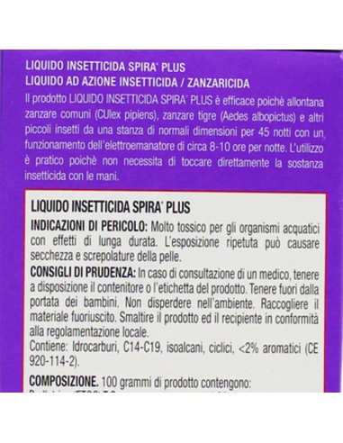 spira elettroemanatore antizanzare liquido - 45 notti - biuso: tuttocasashop.live: pulizia e cura della casa