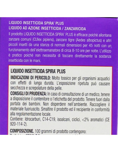 spira elettroemanatore antizanzare liquido - 45 notti - biuso: tuttocasashop.live: pulizia e cura della casa